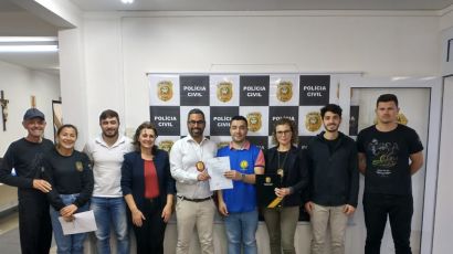 Polícia Civil realiza entrega de alimentos arrecadados para instituições beneficentes