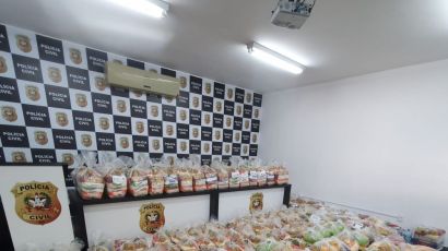 16º DRP de Xanxerê finaliza entrega de alimentos arrecadados