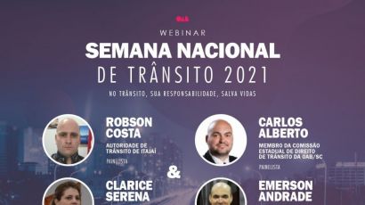 Departamento Municipal de Trânsito de Xanxerê participará de webinar da OAB/SC