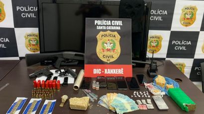 Polícia Civil de Xanxerê prende cinco pessoas em flagrante
