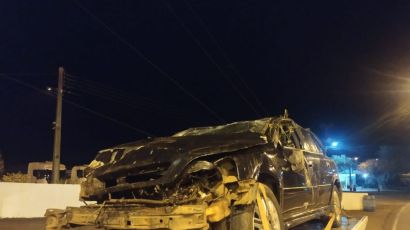 Homem fica gravemente ferido em acidente na SC-480, em Ipuaçu