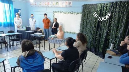 Lei Lucas: Profissionais da UBS Delaide Bonatto realizam treinamento em escola de Xanxerê