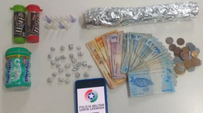 PM de Xanxerê realiza três apreensões de drogas em 15 dias no bairro São Romero