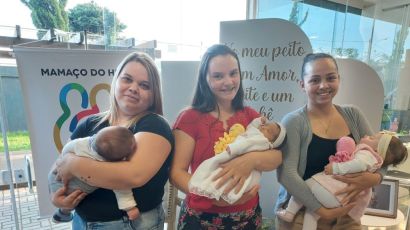 5º Mamaço do HRSP marcou o início da Semana Mundial da Amamentação
