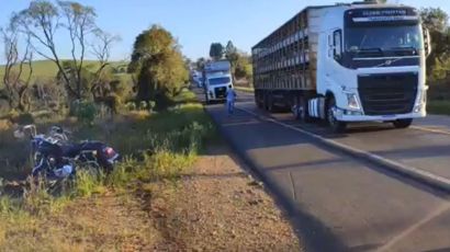 Motociclista morre em grave acidente de trânsito na BR-282