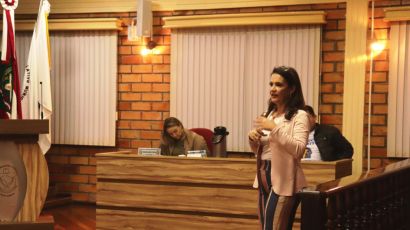 Assessora de educação da Amai participa de reunião em Ponte Serrada