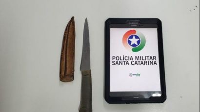 Homem é preso após ameaçar assalto em loja no Colatto