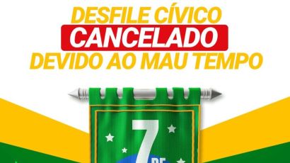 Desfile de 7 de Setembro em Xanxerê é cancelado em razão das condições climáticas