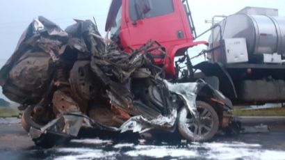 Grave acidente de trânsito deixa uma vítima fatal na SC-305
