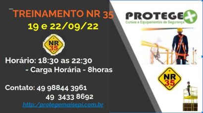 Curso de treinamento NR 35