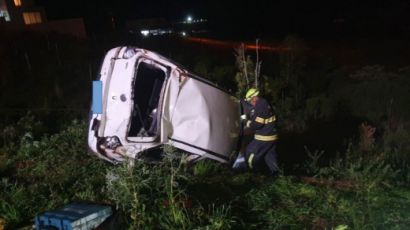 Capotamento é registrado em Xanxerê