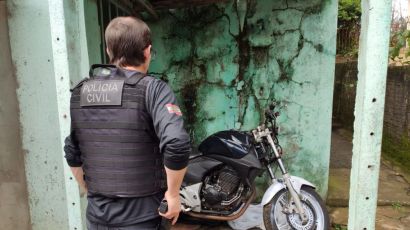 Polícia Civil recupera motocicleta furtada em Xanxerê