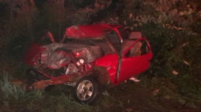 Mulher morre e outra fica ferida após colisão na BR-282, em Xaxim