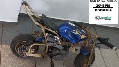Homem é preso após furtar mini motocicleta em Xanxerê