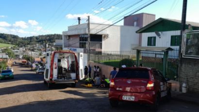 Colisão entre duas motocicletas é registrada em Xaxim