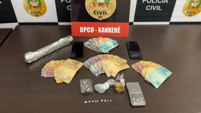 Polícia Civil realiza operação em Xanxerê e prende duas pessoas