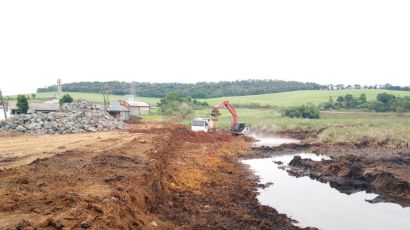 Bacias de contenção deverão reter mais de 200 mil metros cúbicos de água após construção