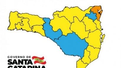 Pela primeira vez no ano não há regiões catarinenses em risco gravíssimo para covid