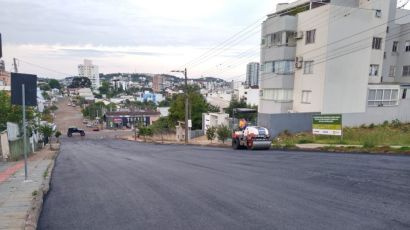 Prefeitura de Xanxerê está pavimentando diversas ruas no bairro Bela Vista