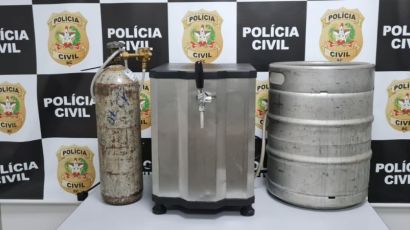 Polícia recupera chopeira de empresa de Xanxerê