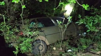 Colisão com saída de pista é registrada na BR-282