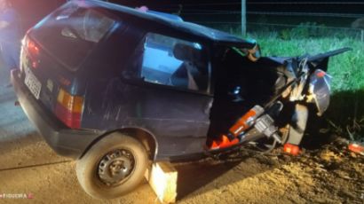 Acidente de trânsito deixa duas pessoas feridas em Entre Rios