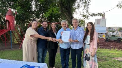 Administração Municipal de Xanxerê assina ordem de serviço para Creche do Trabalhador