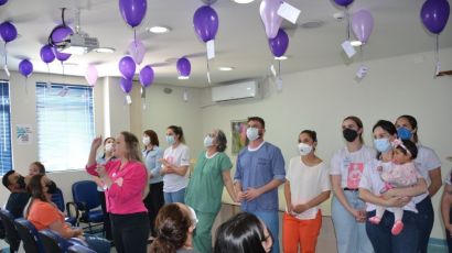 Novembro Roxo - Encontro de pais reuniu cerca de 50 pessoas no HRSP