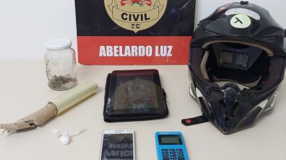 Delegacia de Abelardo Luz cumpre mandado de prisão de suspeito por roubo tentado