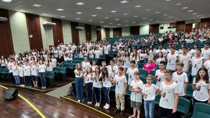 Defesa Civil realiza formatura do programa Defesa Civil na Escola em Defesa do Cidadão