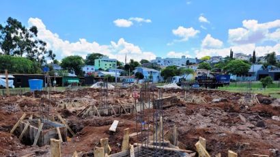 Centro Integrado de Saúde é uma das maiores obras em execução de Xanxerê