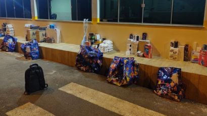 PMRv faz apreensão de contrabando em Bom Jesus