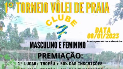 Clube 7 de Setembro realiza torneio de vôlei de praia