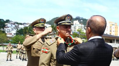 Novo coronel assume o comando-geral da PMSC