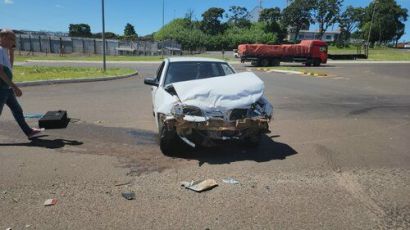 Colisão é registrada na paralela da BR-282, em Xanxerê