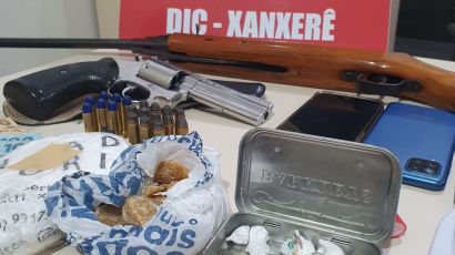 Polícia Civil prende casal por tráfico de drogas e porte irregular de arma