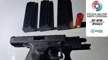 Homem é preso por porte ilegal de arma