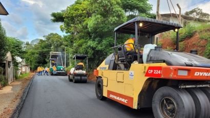 Prefeitura de Xanxerê mantém obras de pavimentação asfáltica em inúmeras ruas