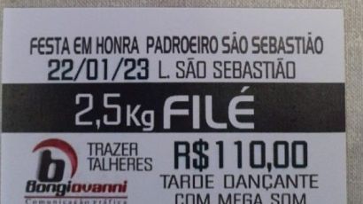 Festa em honra ao padroeiro São Sebastião acontece neste domingo (22)