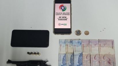 Homem é preso com arma de fogo em Xanxerê