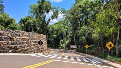 Finalizada sinalização viária em rodovia pavimentada na XRE-052