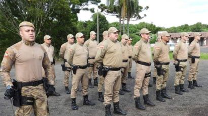 PM de Xanxerê realiza solenidade de promoção de praças e homenagens