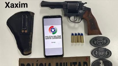 Arma furtada é recuperada após quatro anos do roubo