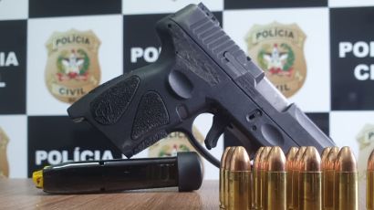 DPCAMI de Xanxerê cumpre mandado e apreende arma