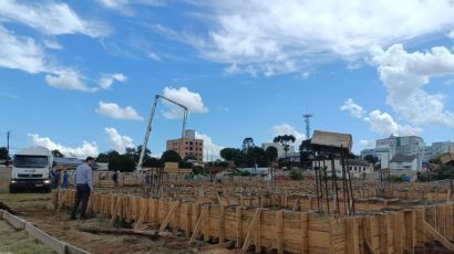 Centro Integrado de Saúde é uma das maiores obras em execução em Xanxerê