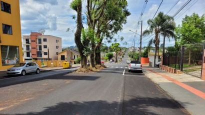 Obra de pavimentação na rua Marechal Deodoro está em fase final