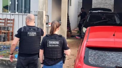 Polícia Civil deflagra operação em Xaxim e prende quatro pessoas