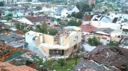 Temporal deixa destruição, mortos e feridos em Xanxerê. Veja vídeo e fotos