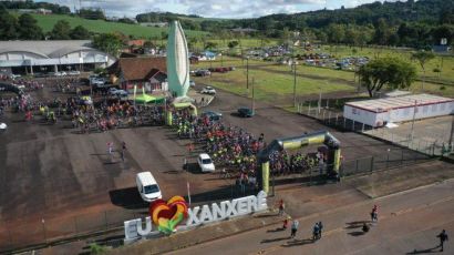 Cerca de 500 ciclistas participaram das provas do 1º Cicloturismo Campina da Cascavel