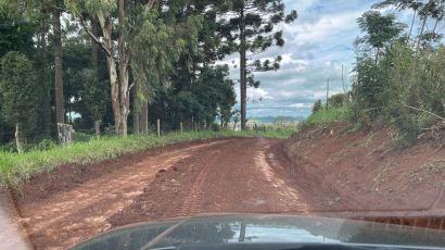 Prefeitura de Xanxerê está com cinco frentes de trabalho no interior